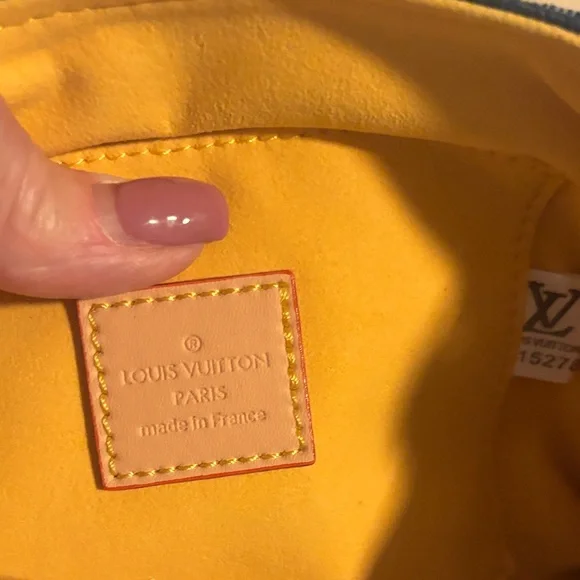 Louis Vuitton Look Alike Denim Monogram Shoulder Bag - Picture 6 of 6
